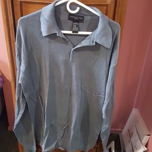 Long sleeve 1/4 button pullover